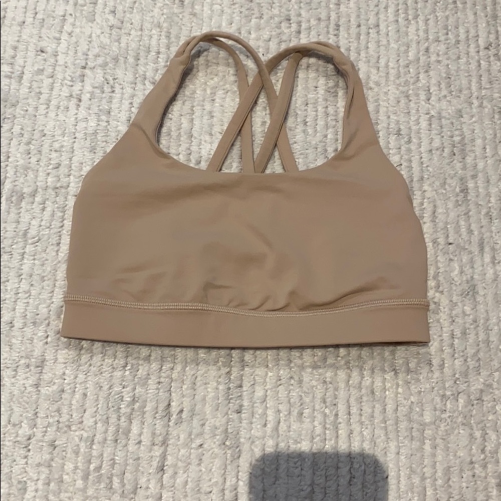 Tan Lululemon Sports Bra